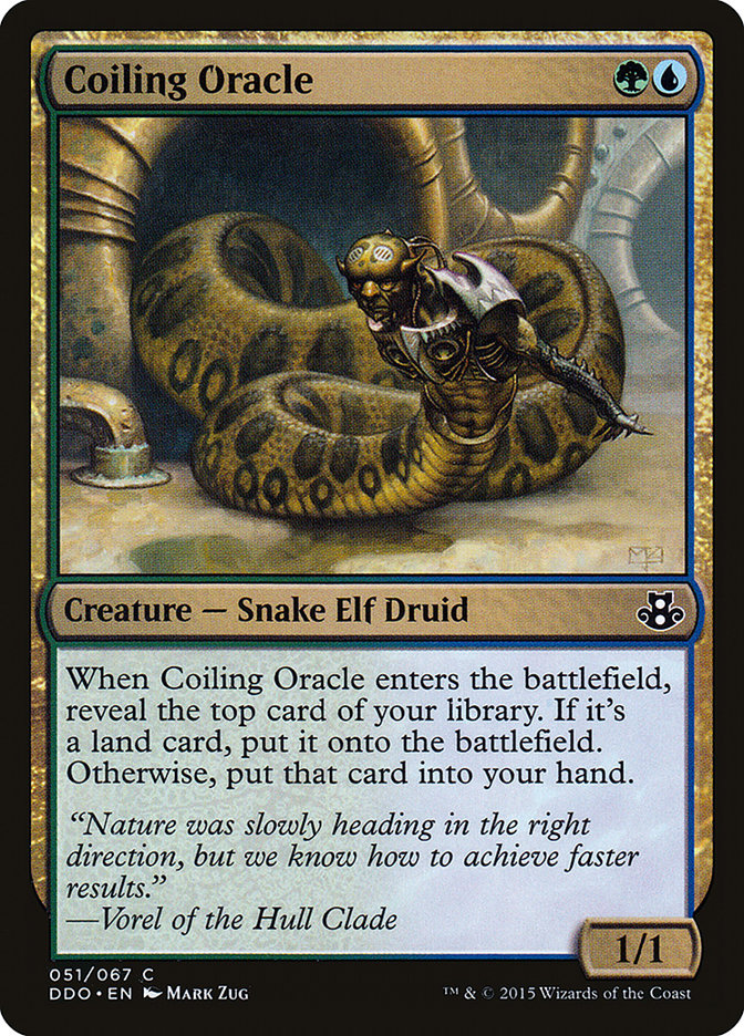 Coiling Oracle [Duel Decks: Elspeth vs. Kiora] | Good Games Cannington