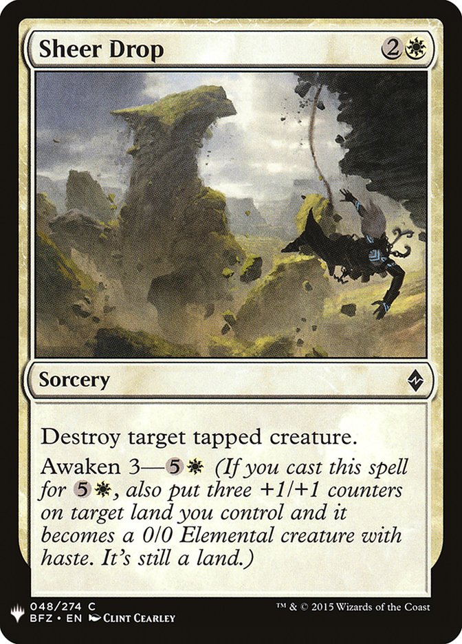 Sheer Drop [Mystery Booster] | Good Games Cannington