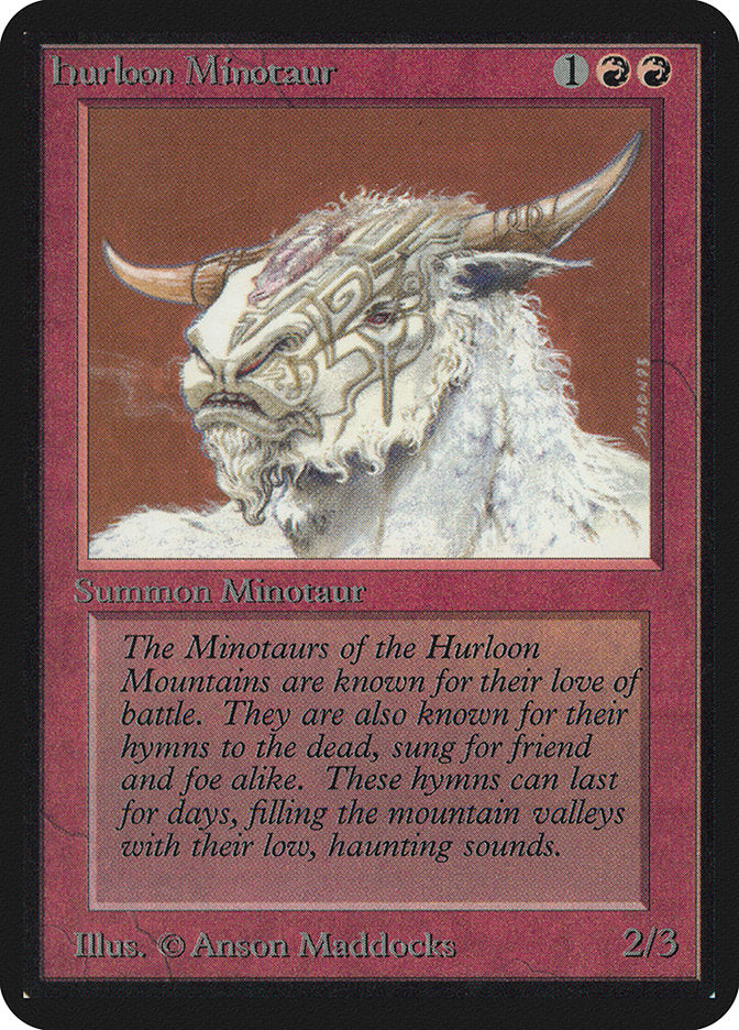 Hurloon Minotaur [Alpha Edition] | Good Games Cannington