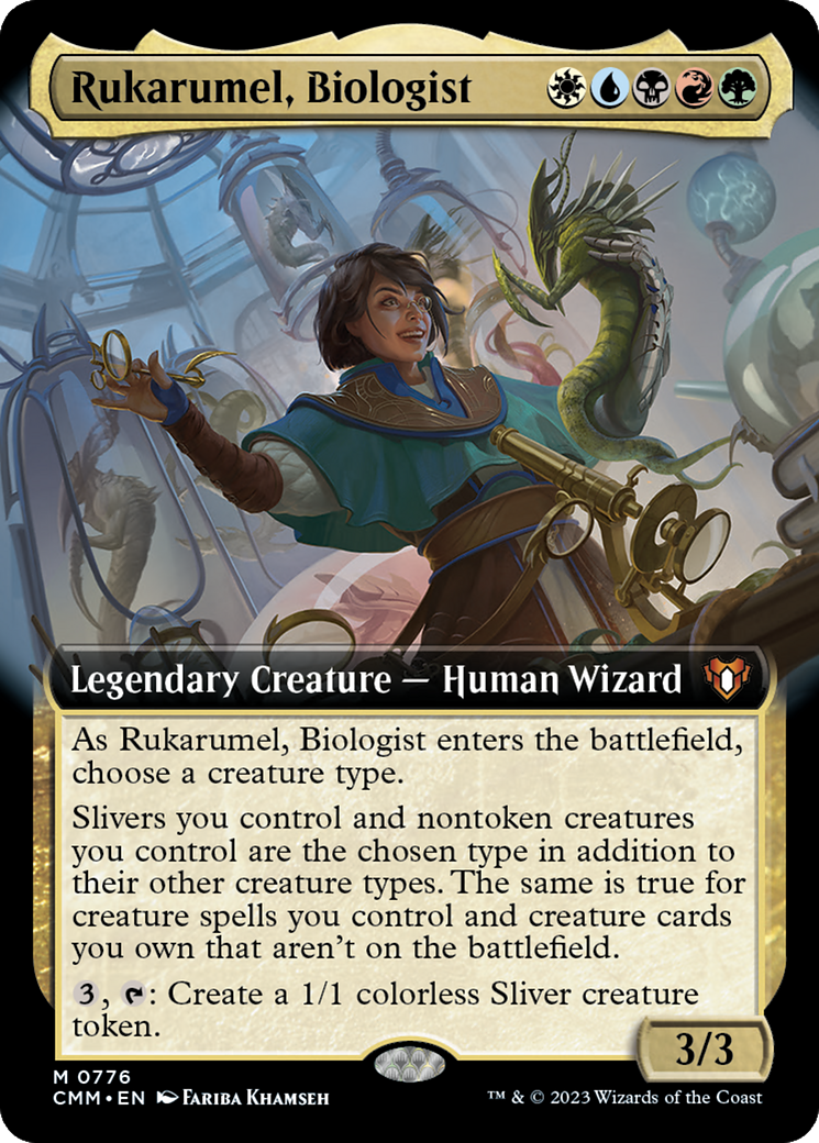 Rukarumel, Biologist (Extended Art) [Commander Masters] | Good Games Cannington