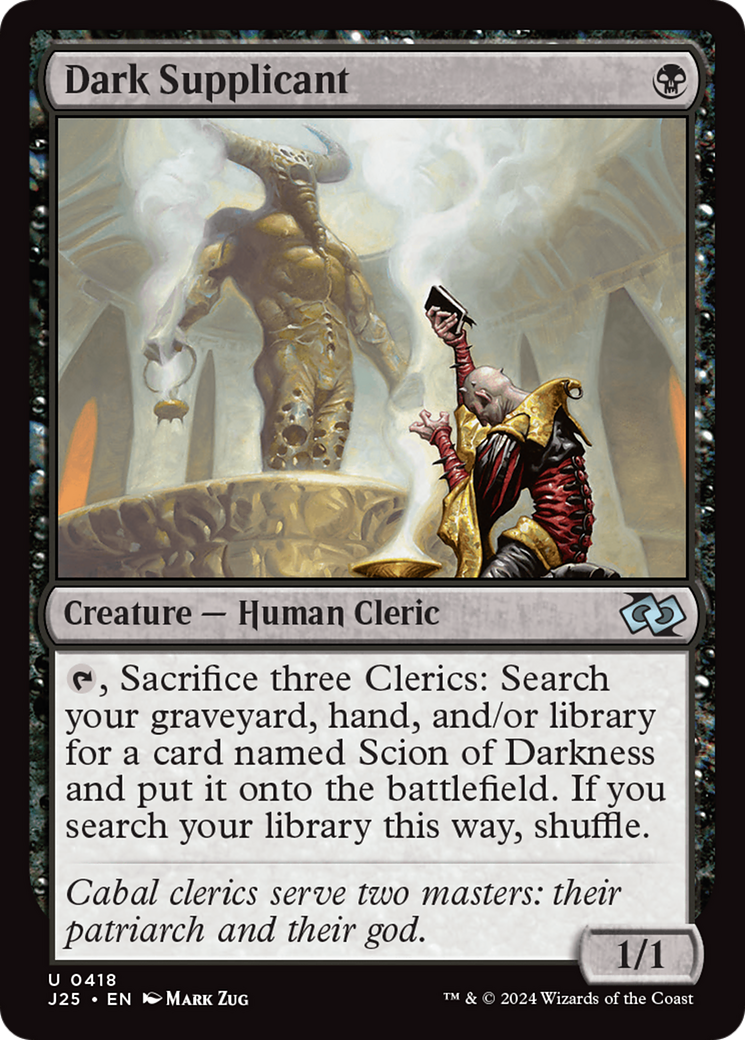 Dark Supplicant [Foundations Jumpstart] | Good Games Cannington