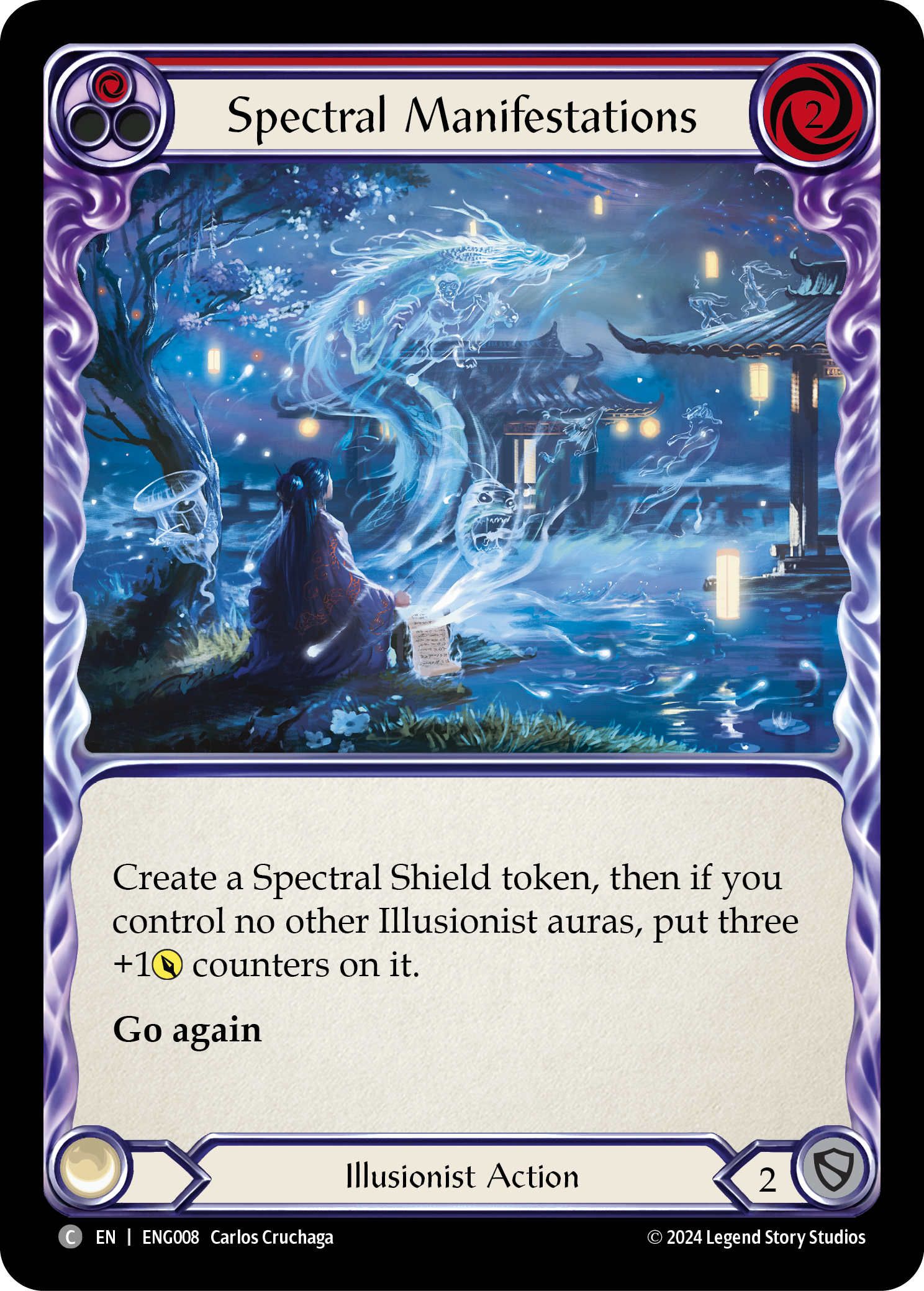 Spectral Manifestations [ENG008] (Part the Mistveil Enigma Blitz Deck) | Good Games Cannington