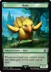 Bird (0016) // Wizard (0014) Double-Sided Token [FINAL FANTASY Tokens] | Good Games Cannington