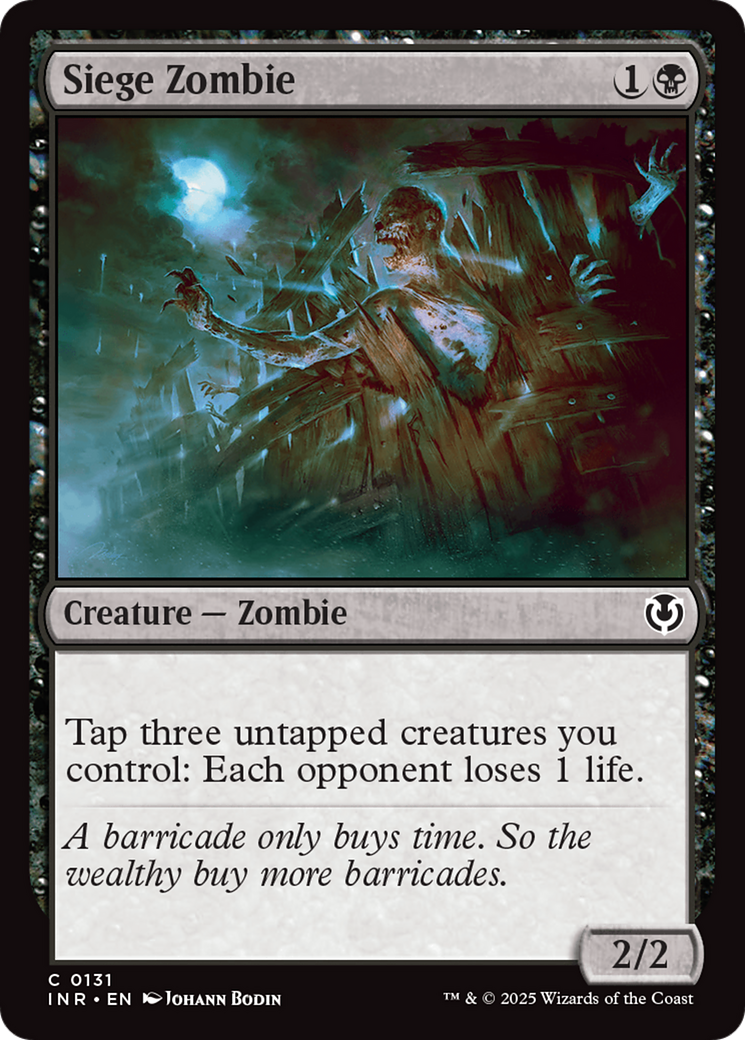Siege Zombie [Innistrad Remastered] | Good Games Cannington