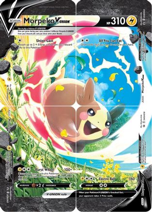 Morpeko V-UNION (SWSH215-218) (Set of 4) [Sword & Shield: Black Star Promos] | Good Games Cannington