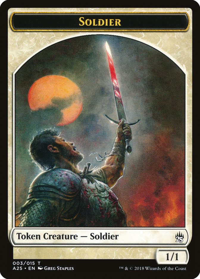 Soldier Token [Masters 25 Tokens] | Good Games Cannington