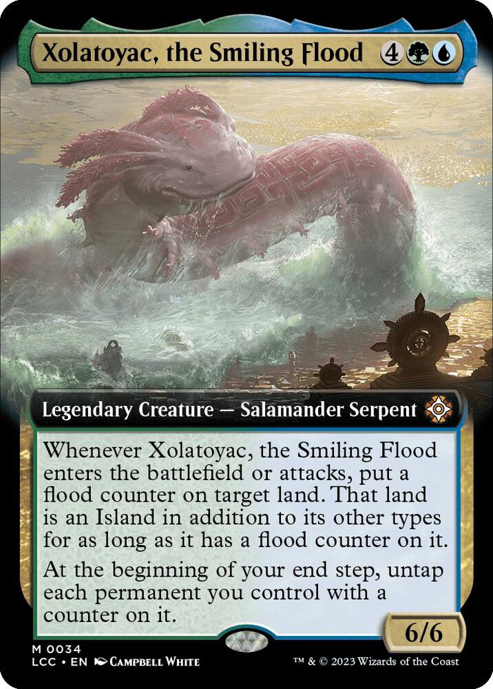 Xolatoyac, the Smiling Flood 34 (Commander: The Lost Caverns of Ixalan)  - Extended Art | Good Games Cannington