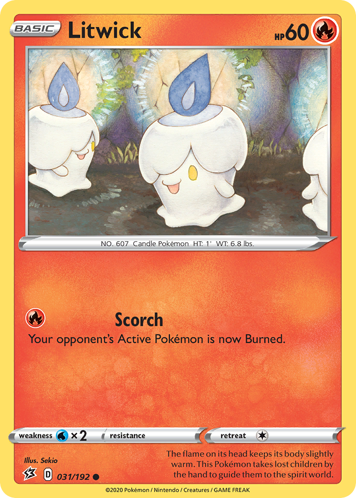 Litwick (031/192) [Sword & Shield: Rebel Clash] | Good Games Cannington