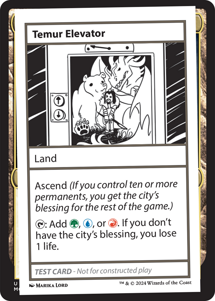 Temur Elevator [Mystery Booster 2 Playtest Cards] | Good Games Cannington