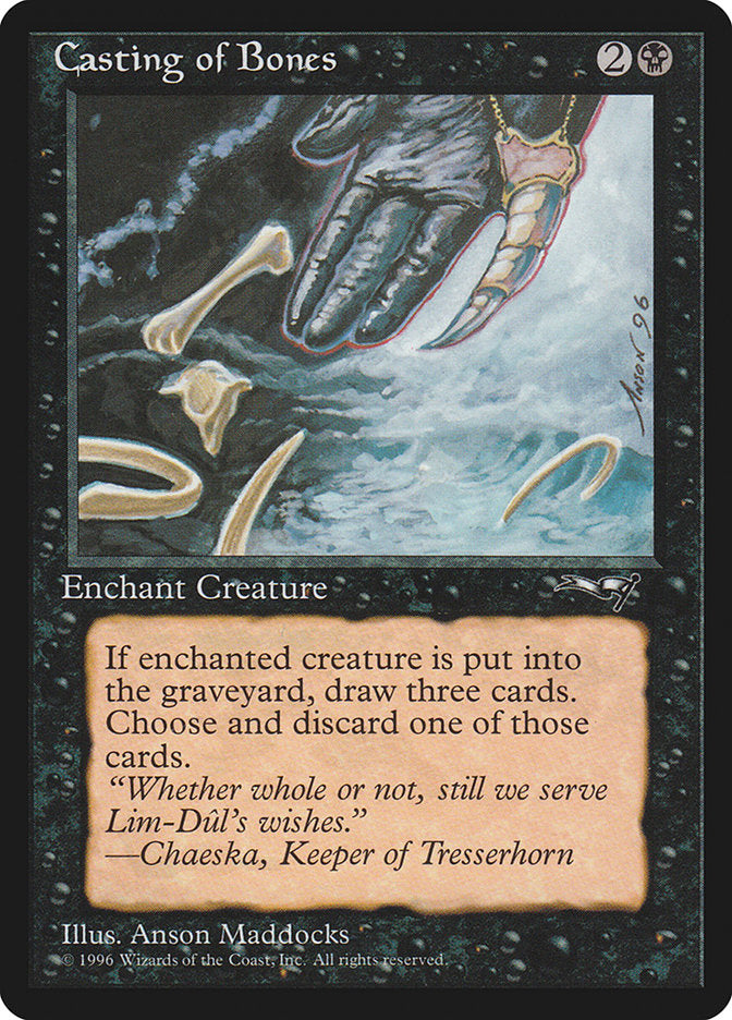 Casting of Bones (Claw Art) [Alliances] | Good Games Cannington