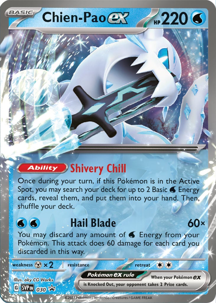 Chien-Pao ex (030) [Scarlet & Violet: Black Star Promos] | Good Games Cannington