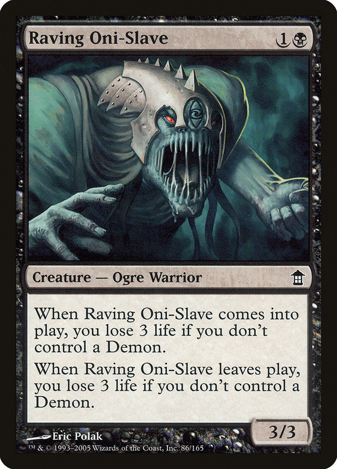 Raving Oni-Slave [Saviors of Kamigawa] | Good Games Cannington