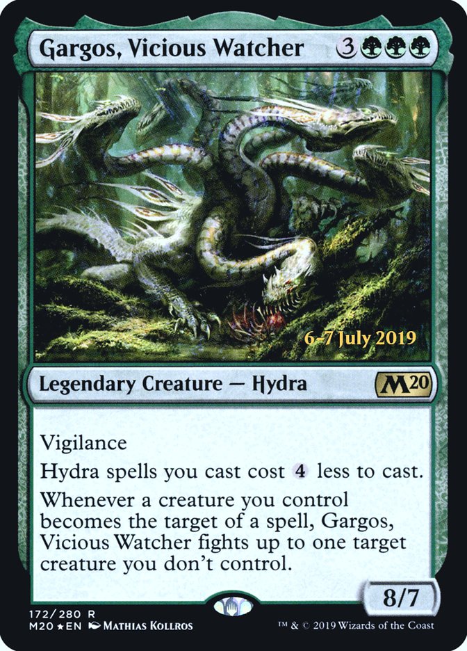 Gargos, Vicious Watcher [Core Set 2020 Prerelease Promos] | Good Games Cannington