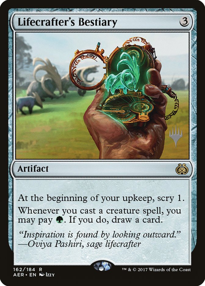Lifecrafter's Bestiary (Promo Pack) [Aether Revolt Promos] | Good Games Cannington