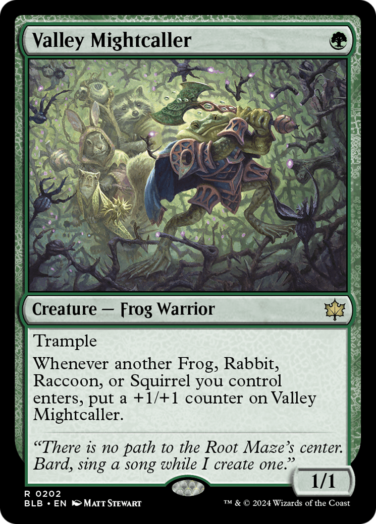 Valley Mightcaller [Bloomburrow] | Good Games Cannington