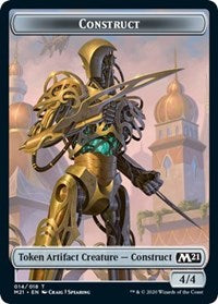 Construct // Goblin Wizard Double-Sided Token [Core Set 2021 Tokens] | Good Games Cannington
