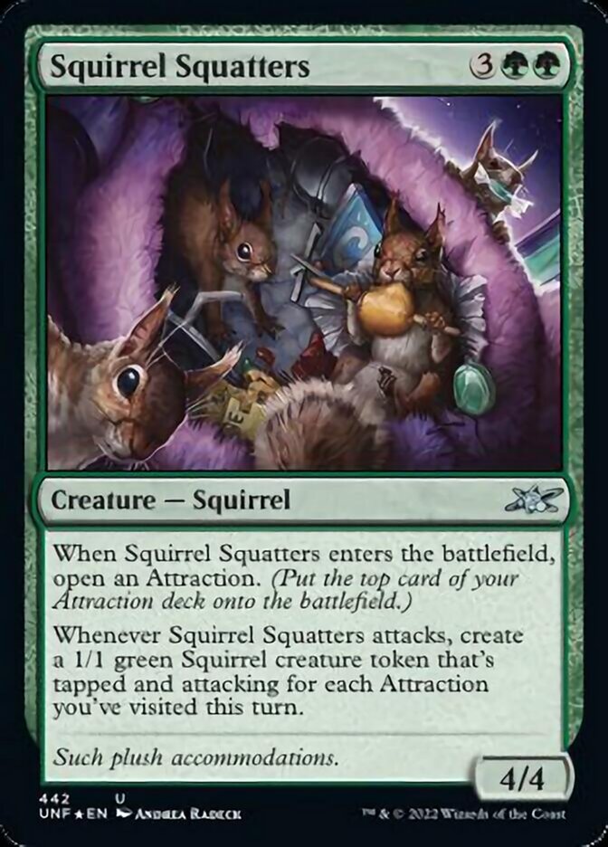 Squirrel Squatters (Galaxy Foil) [Unfinity] | Good Games Cannington