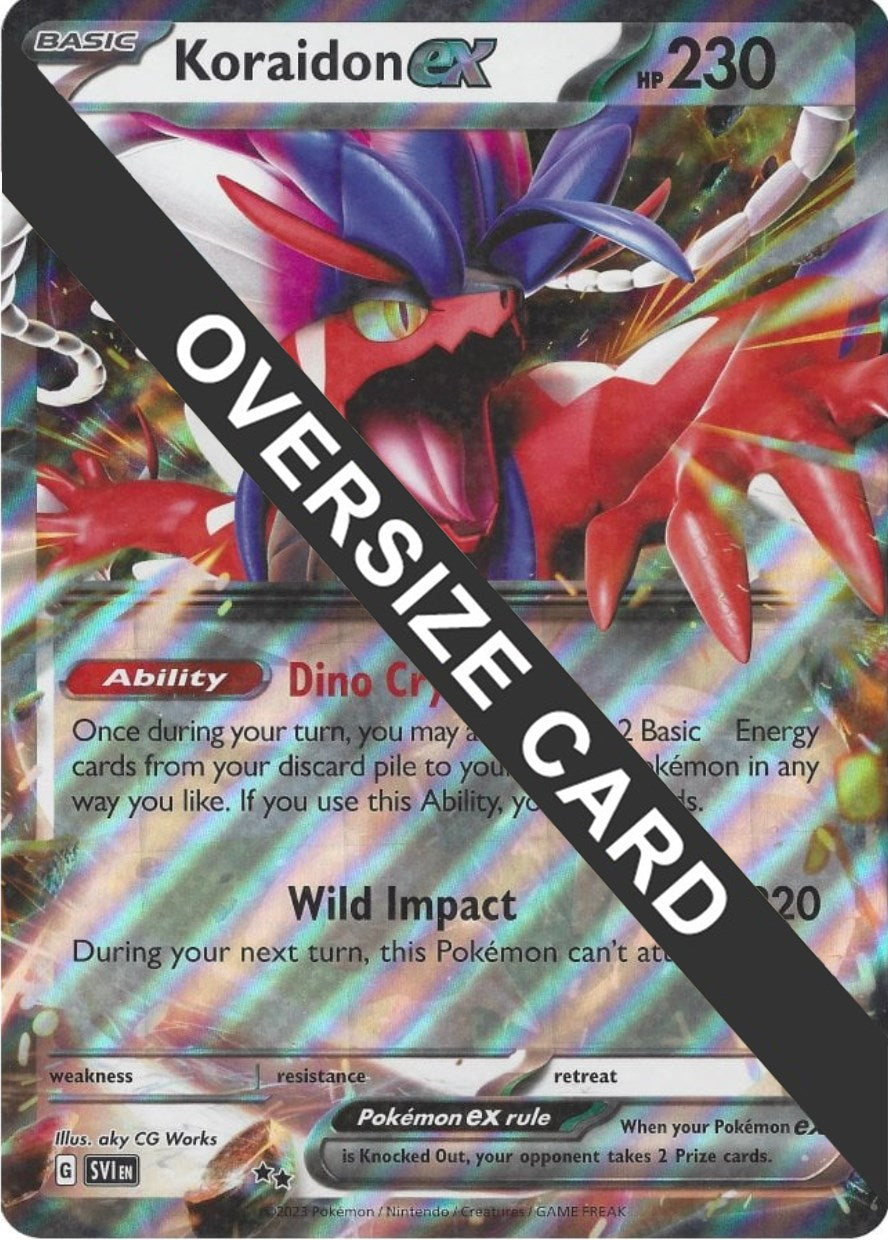 Koraidon ex (125/198) (Jumbo Card) [Scarlet & Violet: Base Set] | Good Games Cannington