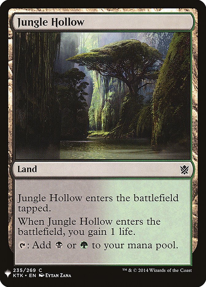 Jungle Hollow [Mystery Booster] | Good Games Cannington