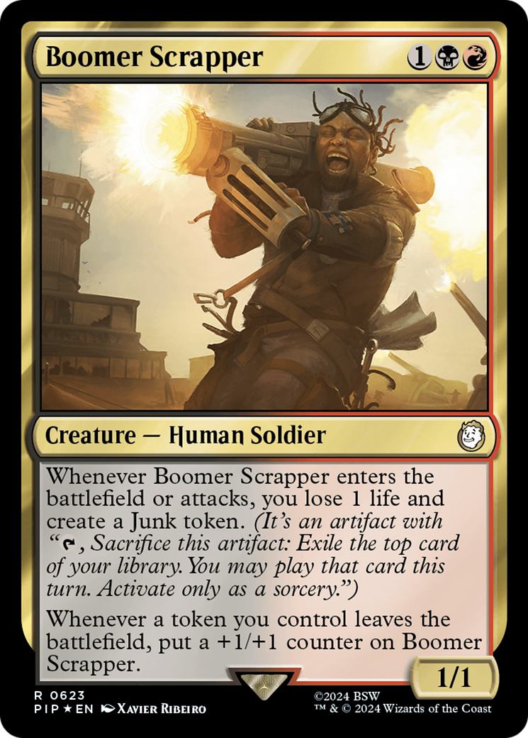 Boomer Scrapper (Surge Foil) [Fallout] | Good Games Cannington