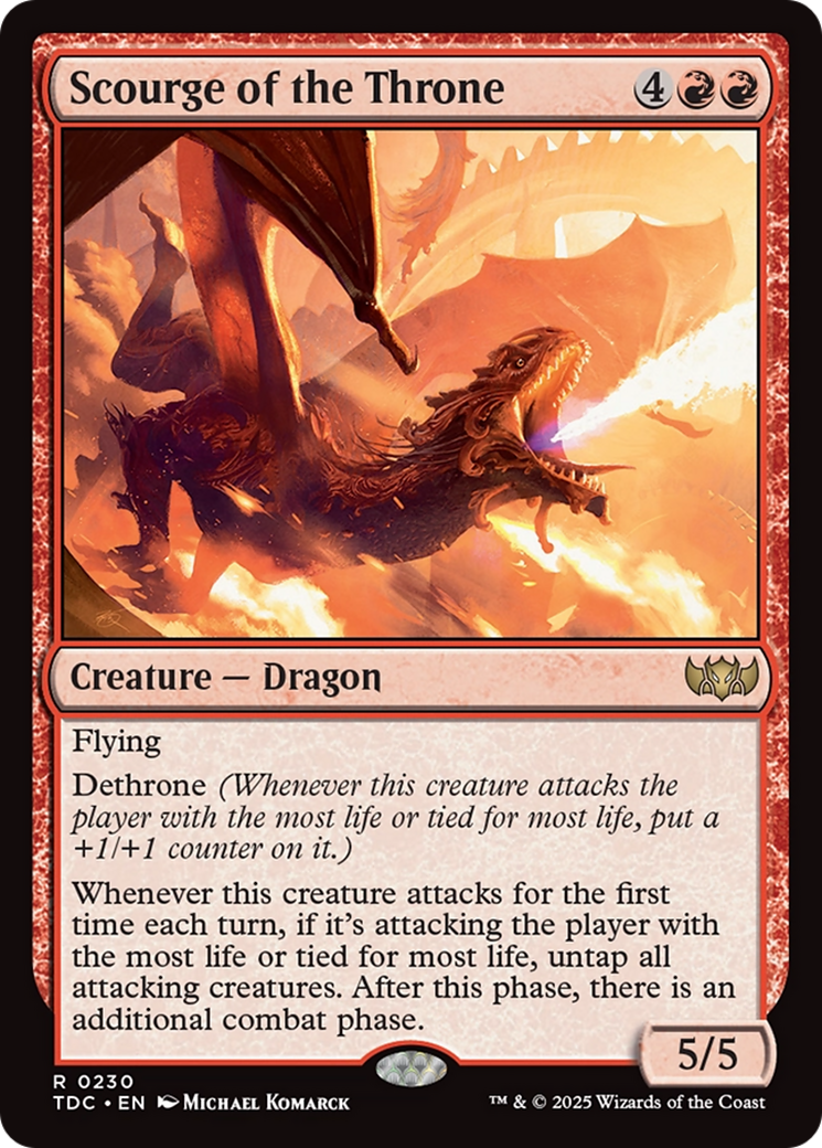 Scourge of the Throne [Tarkir: Dragonstorm Commander] | Good Games Cannington