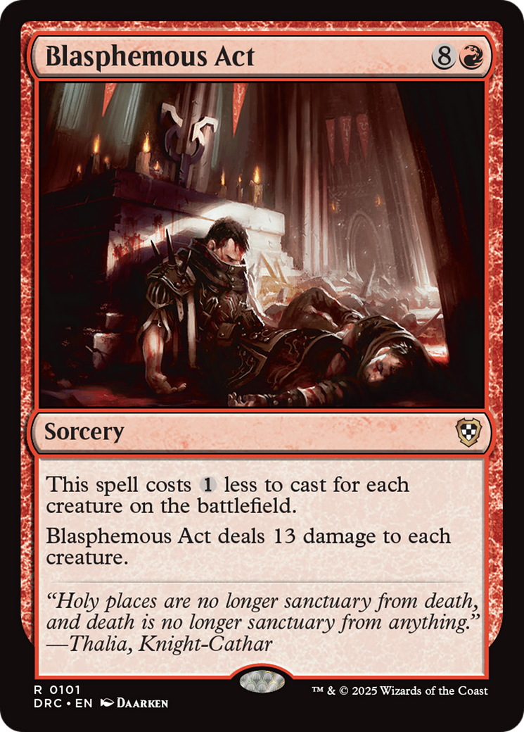 Blasphemous Act [Aetherdrift Commander] | Good Games Cannington