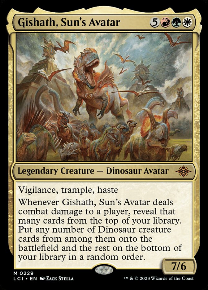 Gishath, Sun's Avatar 229/291 (The Lost Caverns of Ixalan)  | Good Games Cannington