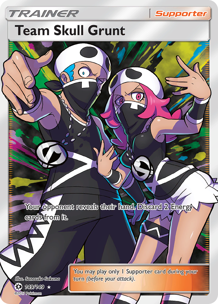 Team Skull Grunt (149/149) [Sun & Moon: Base Set] | Good Games Cannington