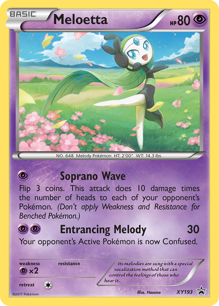 Meloetta (XY193) [XY: Black Star Promos] | Good Games Cannington