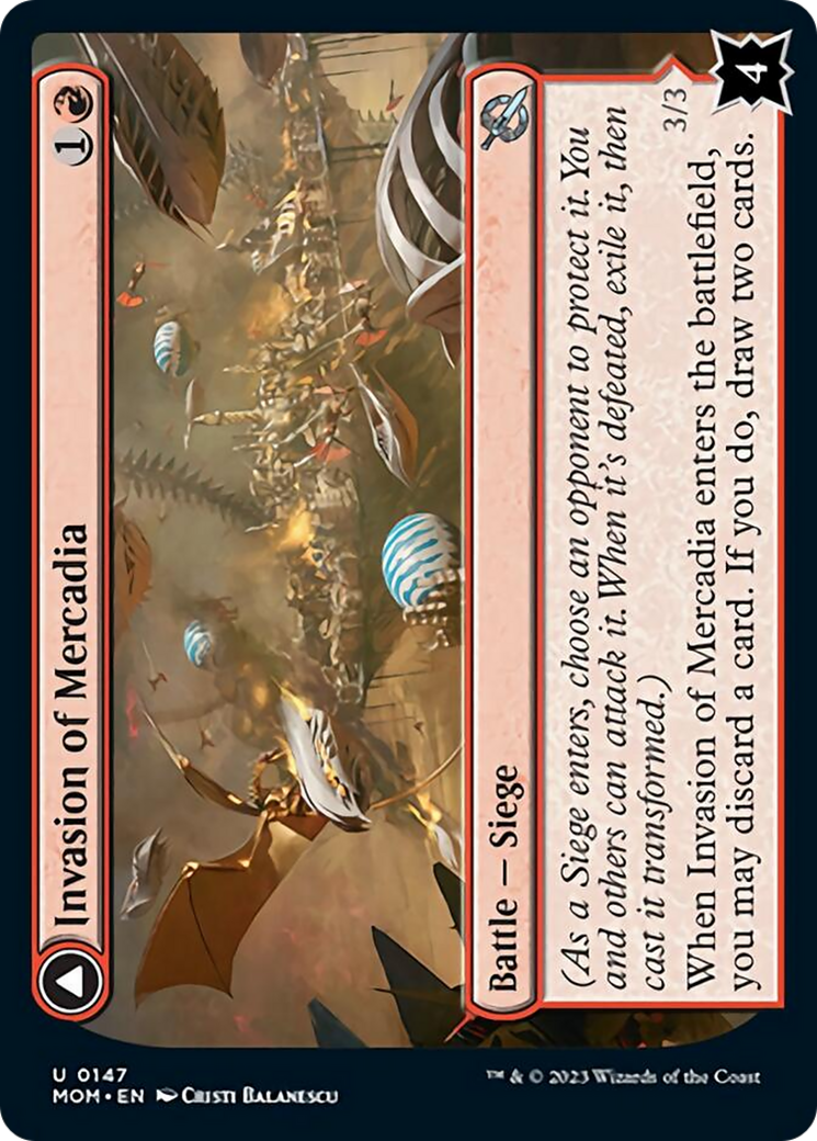 Invasion of Mercadia // Kyren Flamewright [March of the Machine] | Good Games Cannington