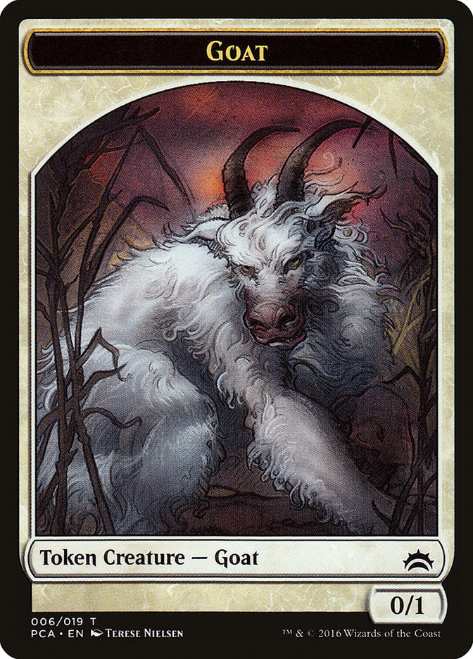 Goat // Insect Double-Sided Token [Planechase Anthology Tokens] | Good Games Cannington