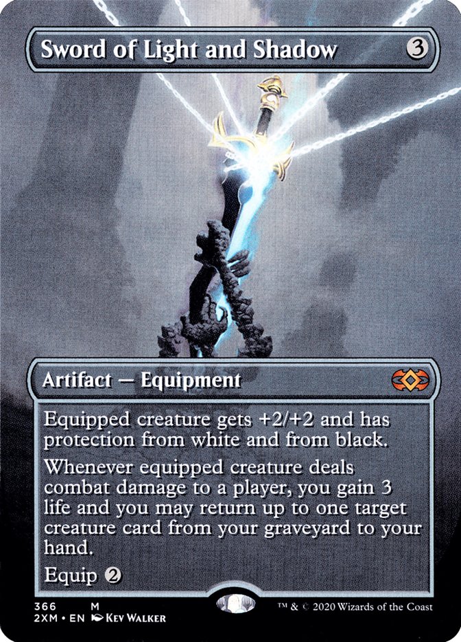 Sword of Light and Shadow (Toppers) [Double Masters] | Good Games Cannington