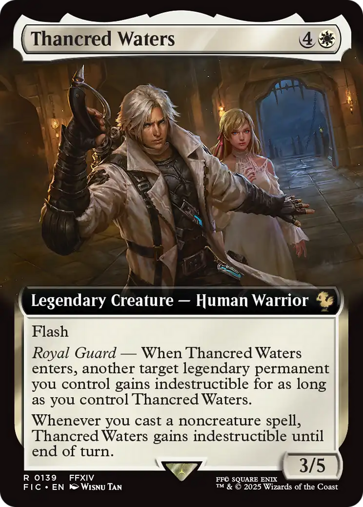 Thancred Waters (Extended Art) [FINAL FANTASY Commander] | Good Games Cannington