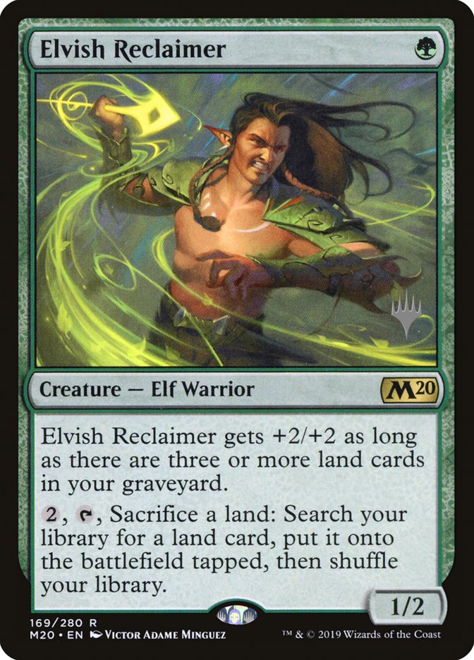 Elvish Reclaimer (Promo Pack) [Core Set 2020 Promos] | Good Games Cannington