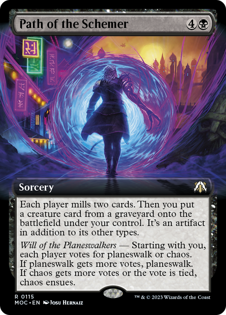 Path of the Schemer (Extended Art) [March of the Machine Commander] | Good Games Cannington