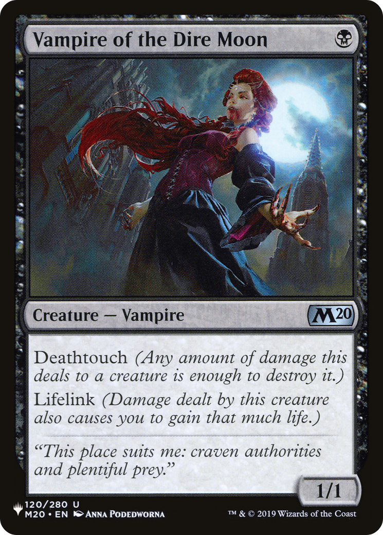 Vampire of the Dire Moon [The List] | Good Games Cannington