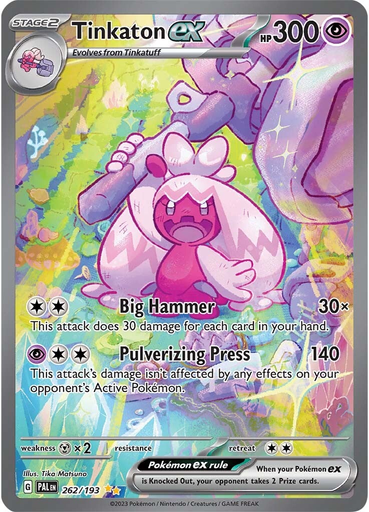 Tinkaton ex (262/193) [Scarlet & Violet: Paldea Evolved] | Good Games Cannington