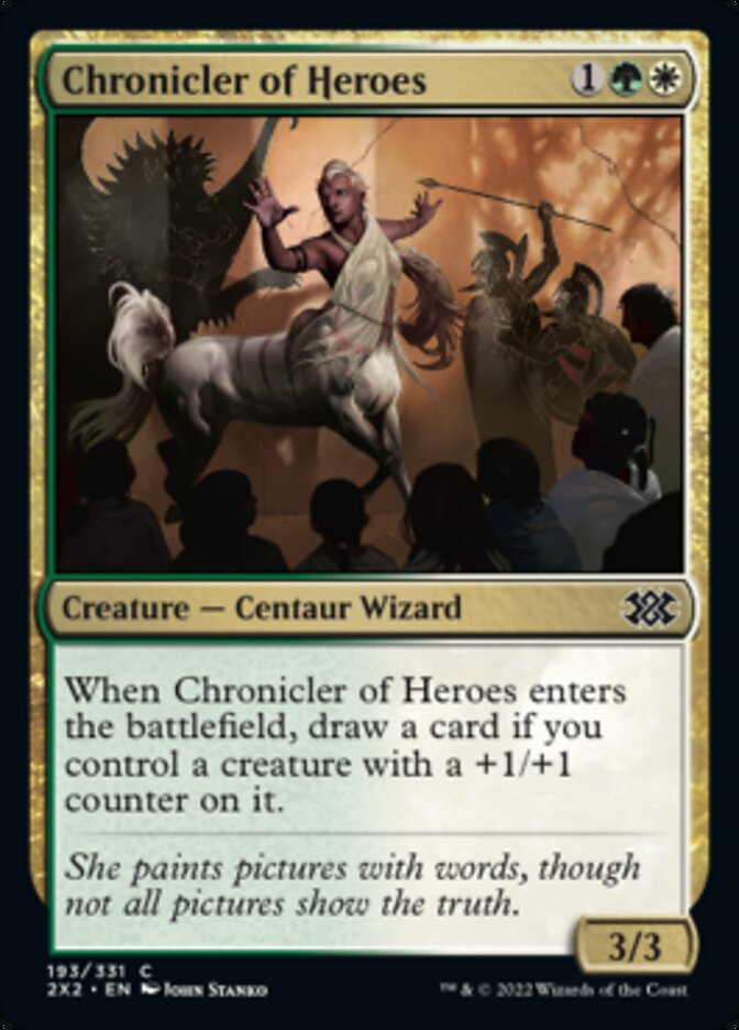 Chronicler of Heroes [Double Masters 2022] | Good Games Cannington
