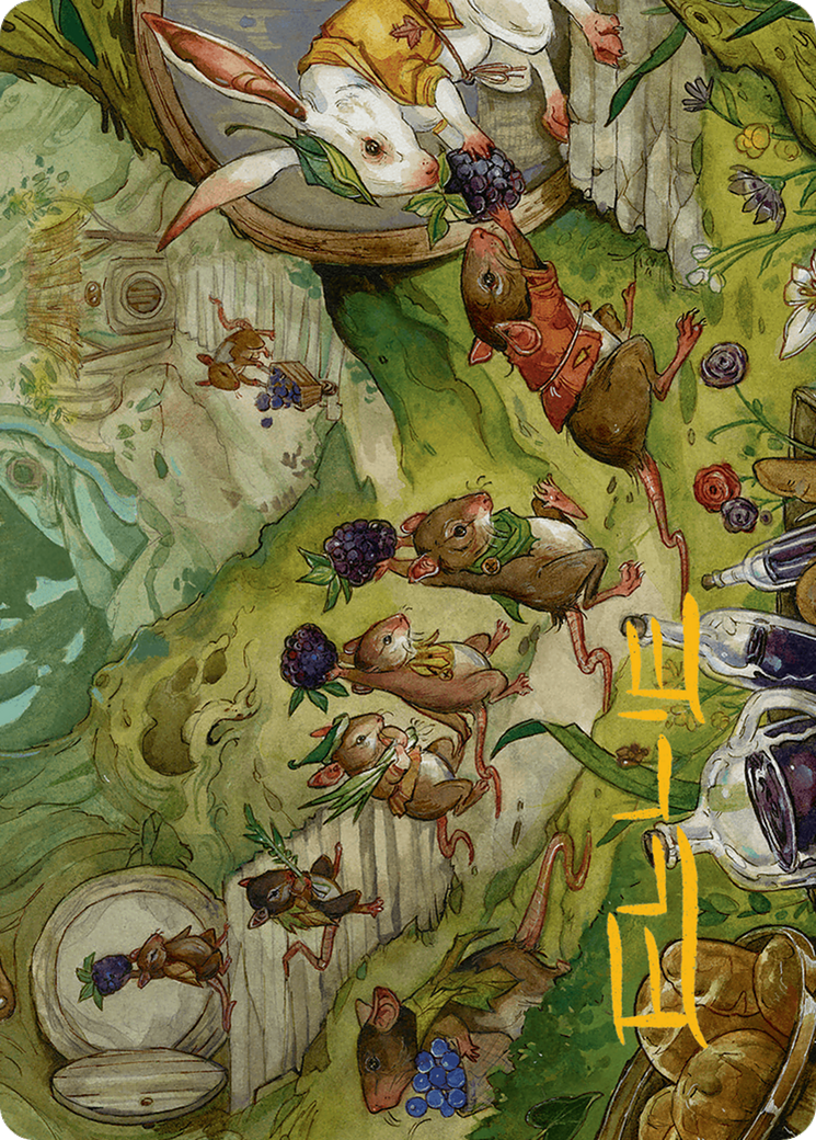 For the Common Good Art Card (43/54) (Gold-Stamped Signature) [Bloomburrow Art Series] | Good Games Cannington