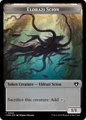 Eldrazi Scion // Myr Double-Sided Token [Commander Masters Tokens] | Good Games Cannington