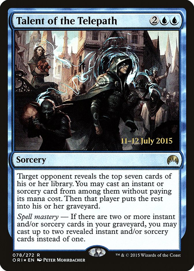 Talent of the Telepath [Magic Origins Prerelease Promos] | Good Games Cannington