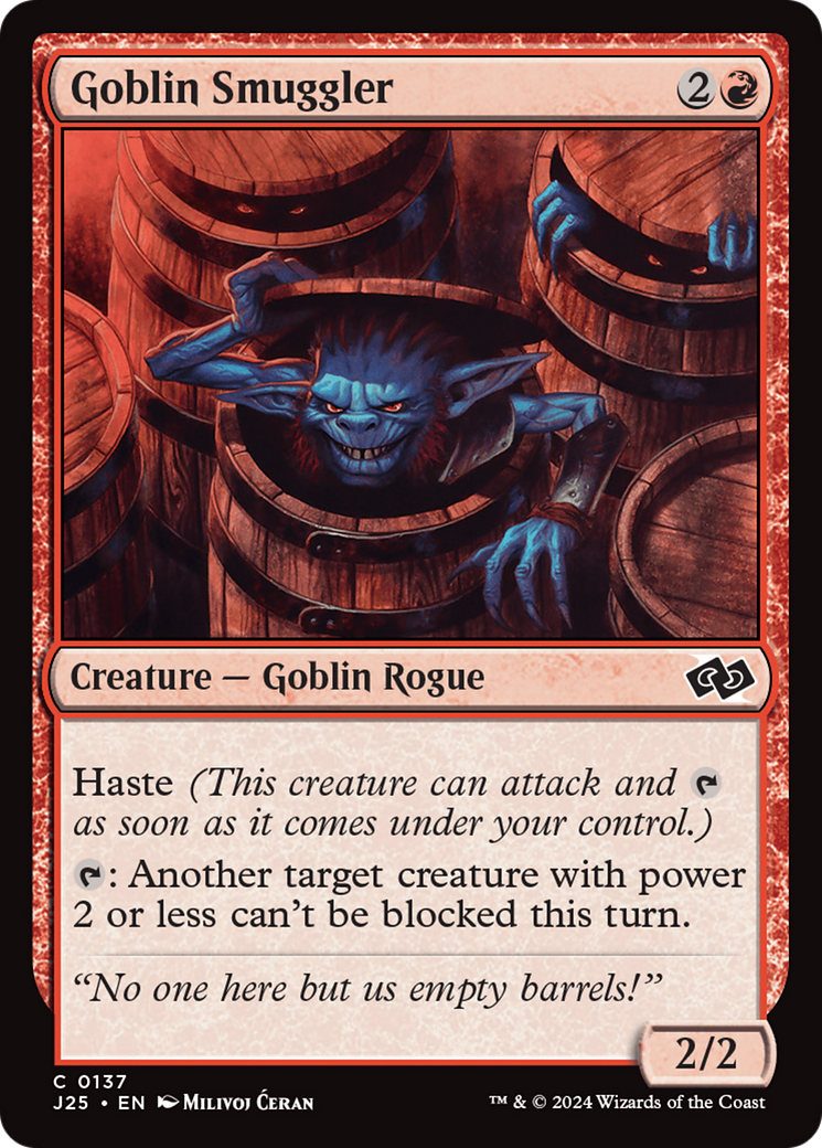 Goblin Smuggler [Foundations Jumpstart] | Good Games Cannington