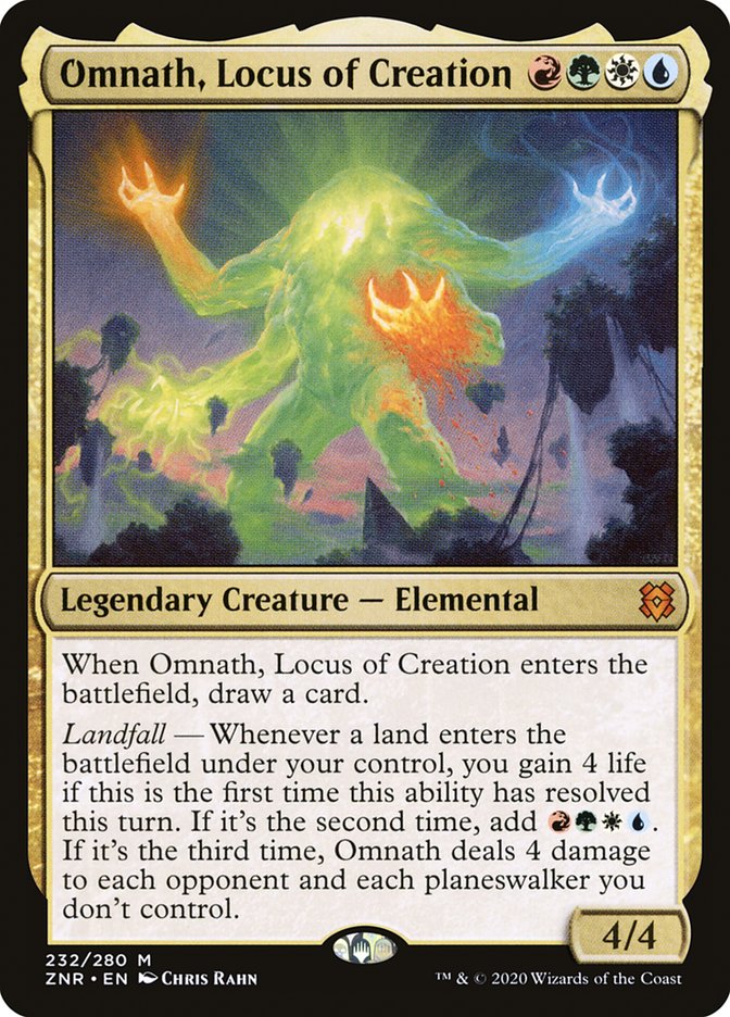 Omnath Locus of Creation 232 (Zendikar Rising)  | Good Games Cannington