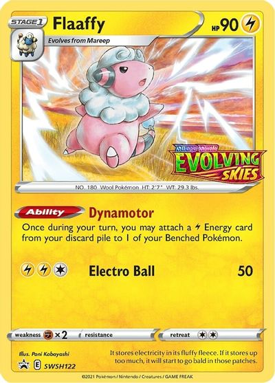 Flaaffy (SWSH122) (Prerelease Promo) [Sword & Shield: Black Star Promos] | Good Games Cannington