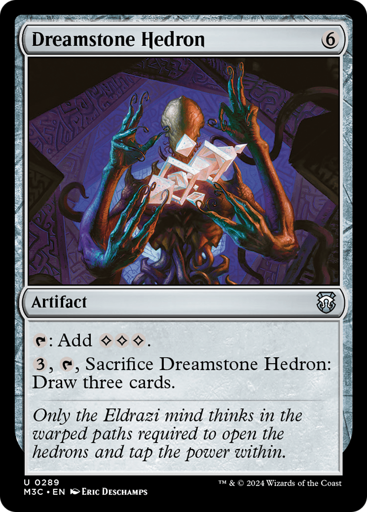 Dreamstone Hedron (Ripple Foil) [Modern Horizons 3 Commander] | Good Games Cannington