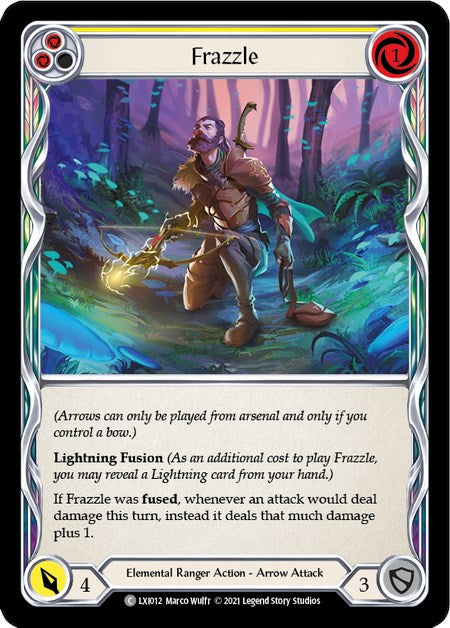 Frazzle (Yellow) [LXI012] (Tales of Aria Lexi Blitz Deck)  1st Edition Normal | Good Games Cannington