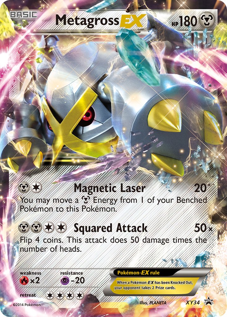Metagross EX (XY34) [XY: Black Star Promos] | Good Games Cannington