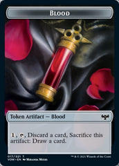 Blood // Bat Double-Sided Token [Innistrad: Crimson Vow Commander Tokens] | Good Games Cannington