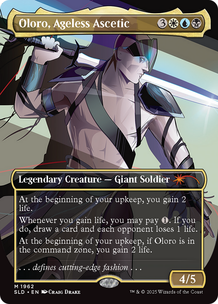 Oloro, Ageless Ascetic (Rainbow Foil) [Secret Lair Drop Series] | Good Games Cannington