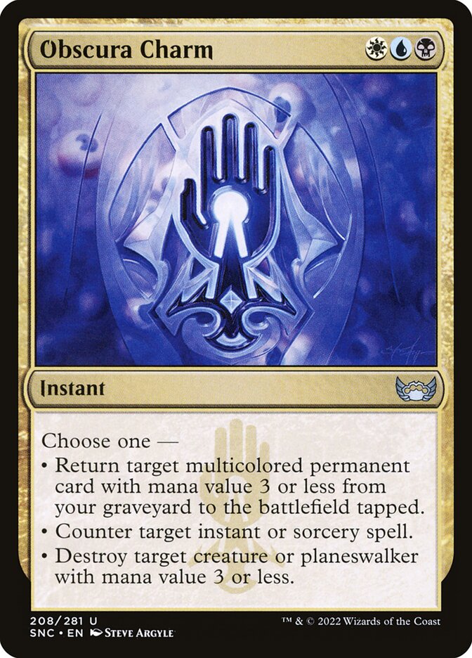 Obscura Charm 208/281 (Streets of New Capenna)  - Foil | Good Games Cannington